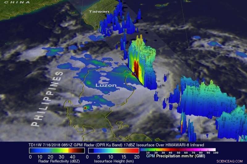 GPM Satellite Monitors Intense Rainfall from Tropical Cyclone Son‑Tinh in the Philippines