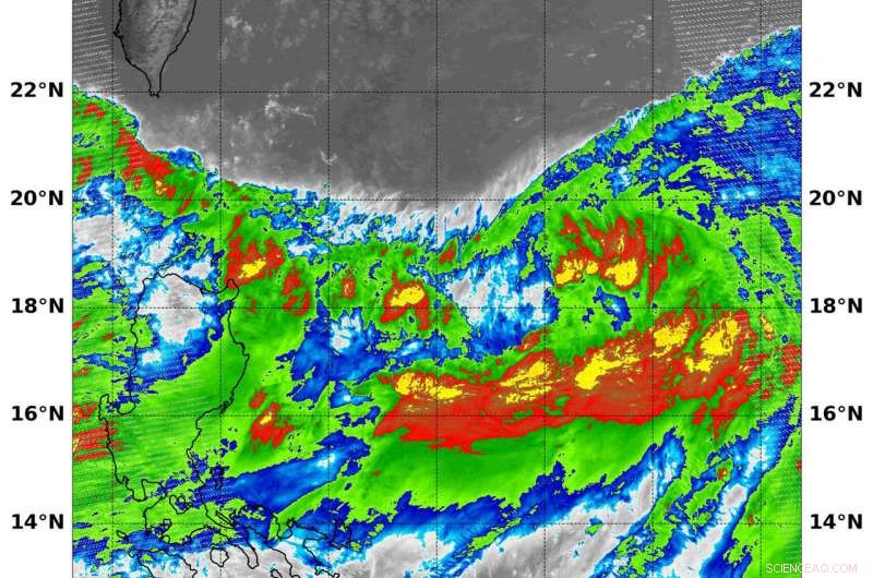 Suomi NPP Satellite Captures Elongated Tropical Storm Ampil in Philippine Sea