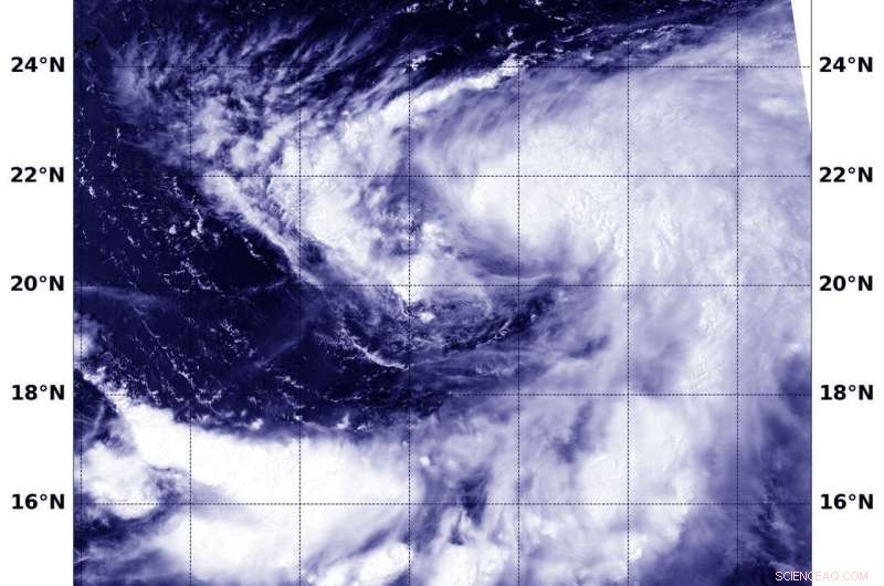 NASA’s Aqua Satellite Reveals Structured Insight into Tropical Storm Ampil