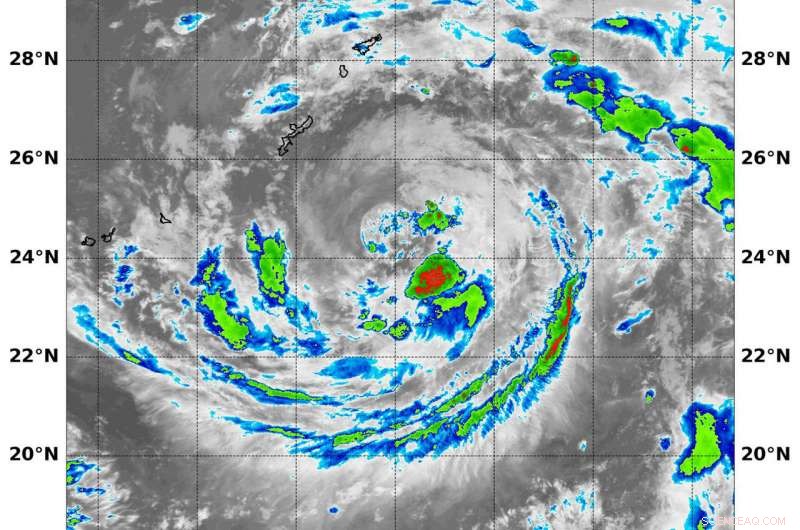 NASA Satellites Detect Heaviest Rainfall Shift of Cyclone Ampil