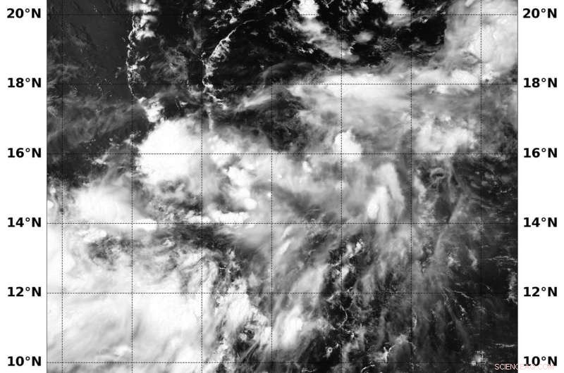 NASA Detects Emerging Tropical Depression 15W in the Northwestern Pacific