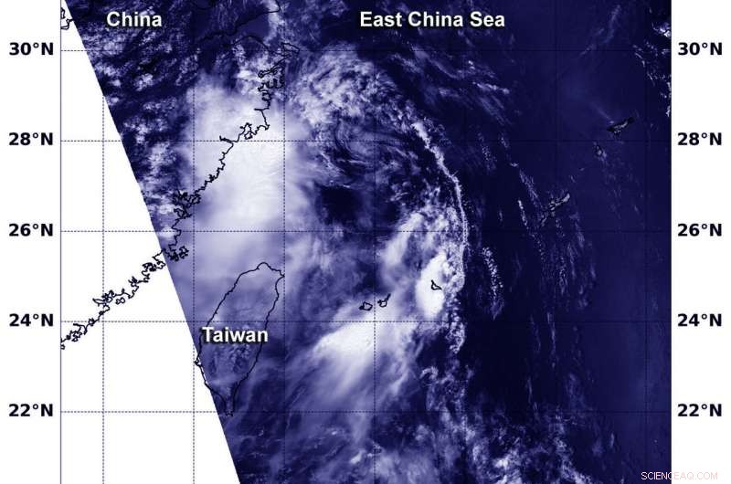 NASA Detects Tropical Depression 13W Near Southeast Coast of China