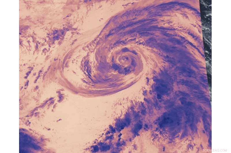 NASA Analyzes Brightness Temperatures of Tropical Cyclone 15W