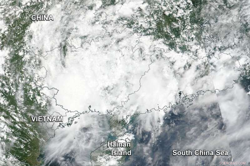 NASA’s Suomi NPP Satellite Captures Final Image of Tropical Depression Son‑Tinh