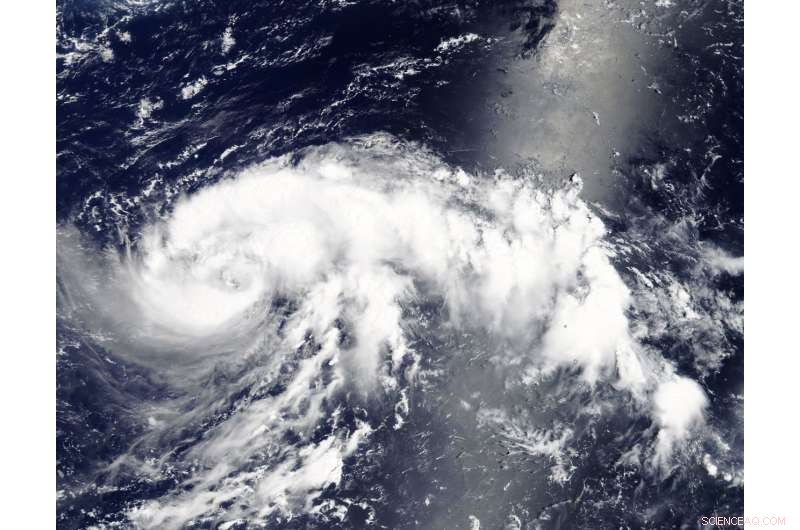 NASA’s Terra Satellite Reveals Enhanced Organization of Tropical Storm Jongdari
