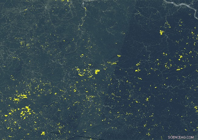 Decades-Long Satellite Map of Mountaintop Coal Mining in Appalachia