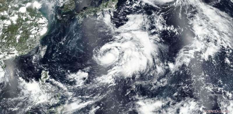 Tropical Storm Jongdari Intensifying Toward Typhoon Status