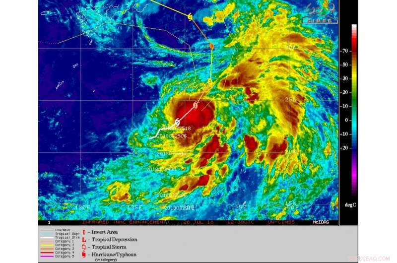 Tropical Storm Jongdari Intensifying Toward Typhoon Status