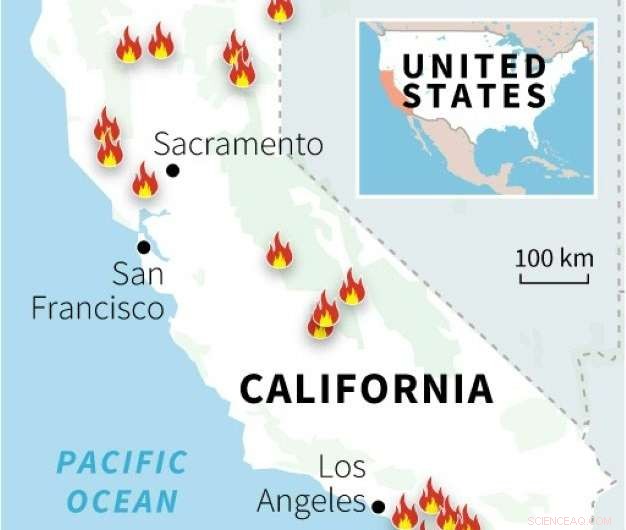 California Wildfires Intensify Amid Erratic Winds and Dry Conditions