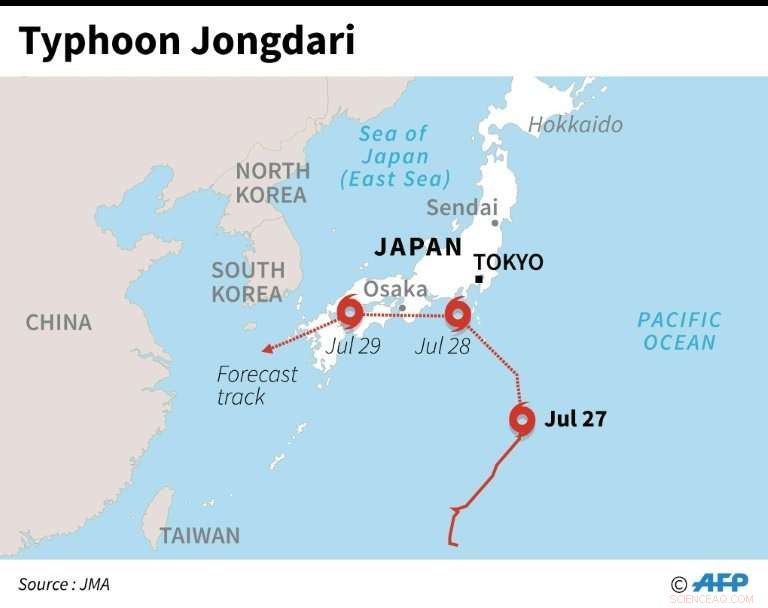 Typhoon Strikes Central Japan, Threatening Flood‑Affected Regions