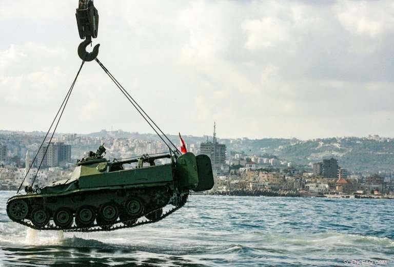 Lebanon Creates Underwater Dive Park by Sinking Decommissioned Tanks