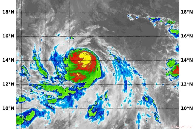 NASA’s Terra Satellite Detects Intense Storms in Hurricane Hector