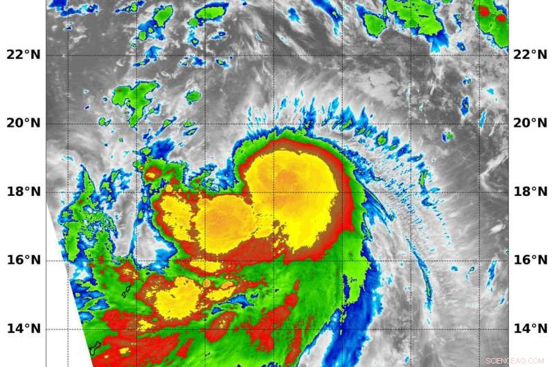 NASA Reveals Powerful Core of Tropical Storm Shanshan
