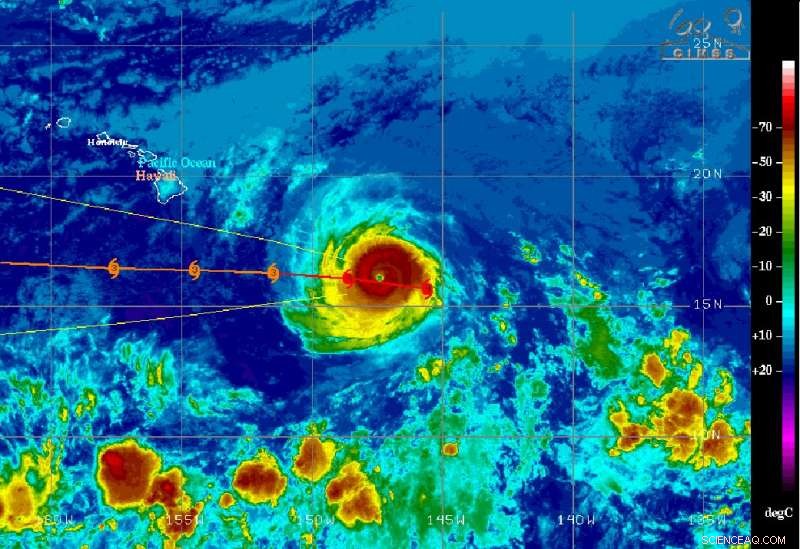 Hurricane Hector Slightly Weakens but Holds Category 4 Strength