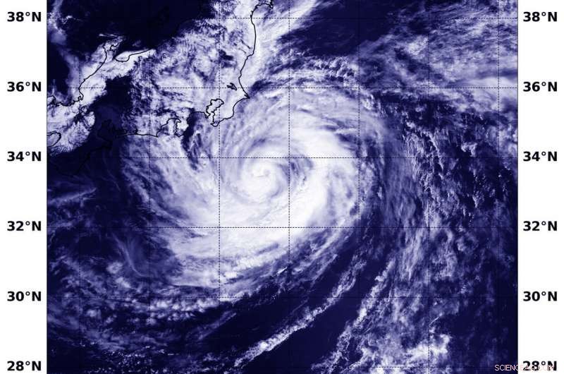 NASA’s Suomi NPP Satellite Images Typhoon Shanshan Near Japan’s Coast