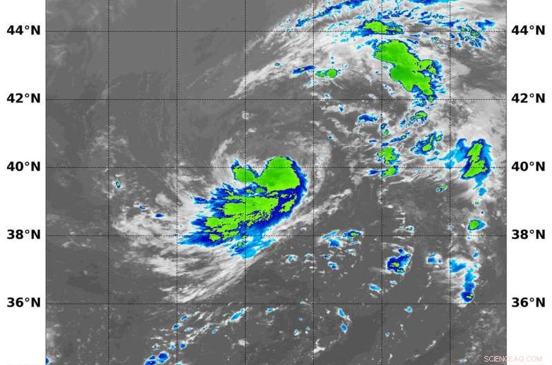 NASA Tracks Tropical Storm Debby’s Transition with Terra Satellite Data