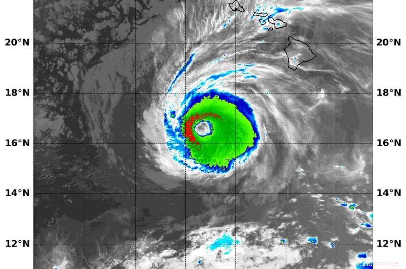 NASA Detects Hurricane Hector’s Large Eye Over Hawaii