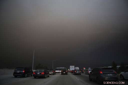 California Firefighters Battle to Protect Homes from Wildfire