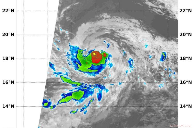 NASA Tracks Intense Core of Tropical Storm Kristy