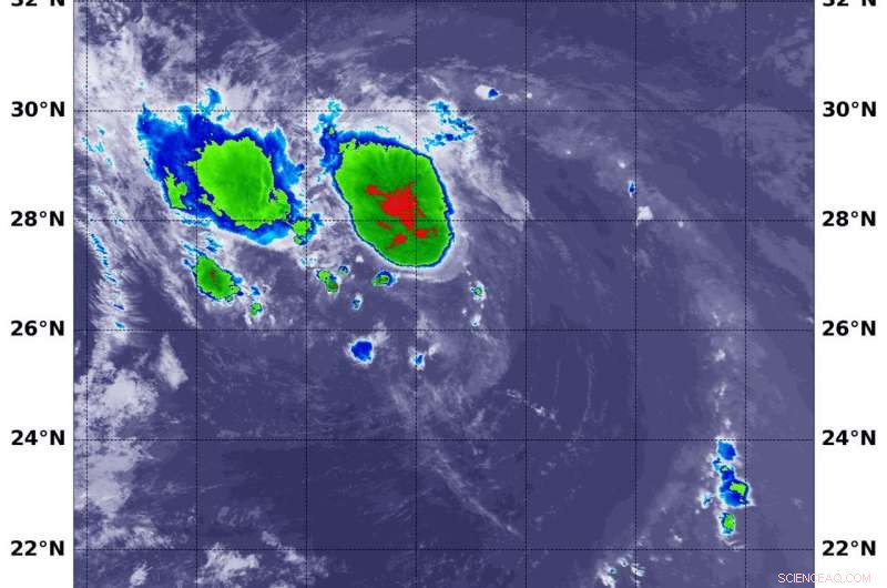 NASA s Aqua Satellite Provides Infrared Insight into Tropical Storm Hector