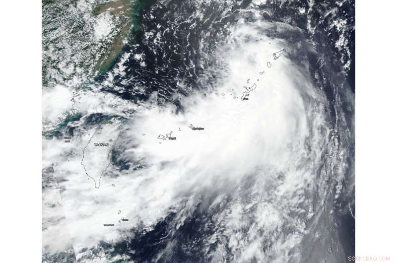 NASA Satellite Captures Formation of Tropical Depression Rumbia