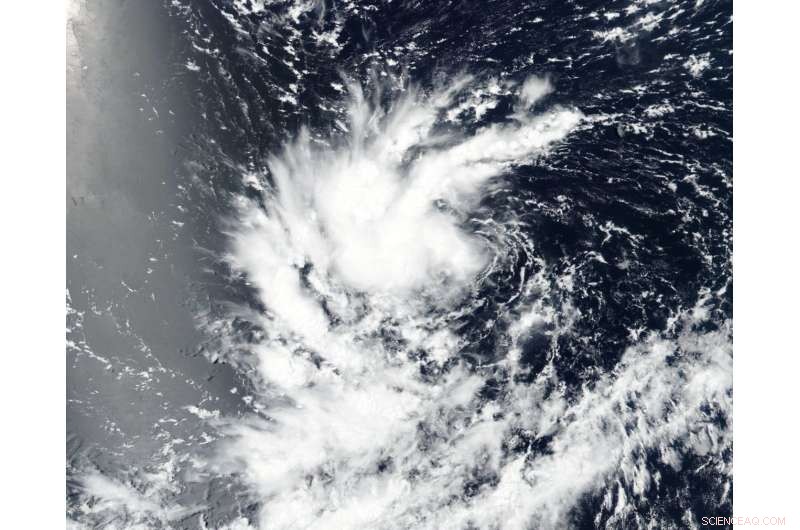 NASA Detects Formation of the 14th Eastern Pacific Tropical Depression