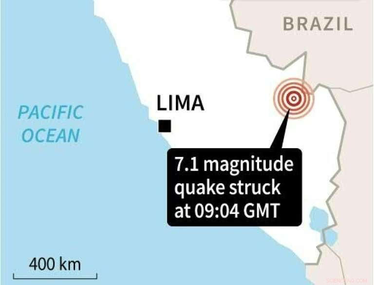 7.1-Magnitude Earthquake Hits Peru-Brazil Border, Confirmed by USGS