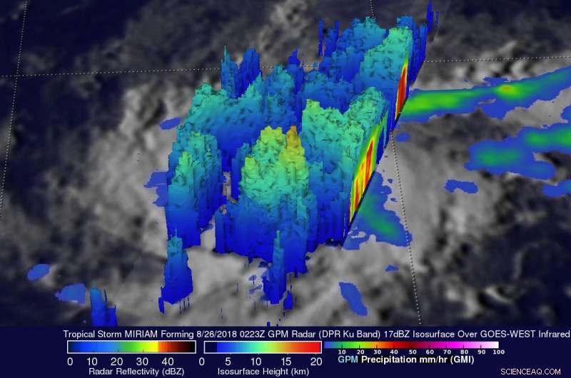 NASA Detects Formation of Tropical Storm Miriam
