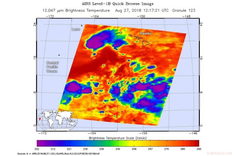 NASA Tracks Rapid Strength Changes of Tropical Storm Lane