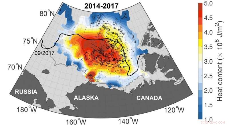 Researchers Find Persistent Heat Penetrating Deep into Arctic Interior