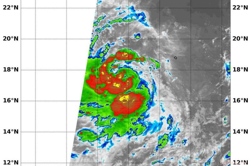 NASA Monitors Rapid Intensification of Tropical Storm Norman