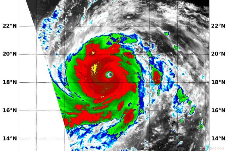 NASA Detects Eyewall Replacement in Super Typhoon Jebi