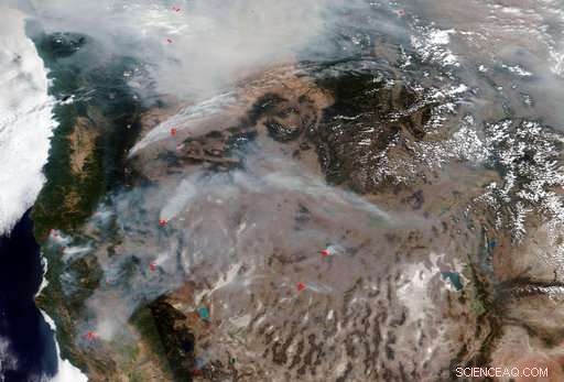 Climate Change Fuels Wildfires, Transforming the U.S. West