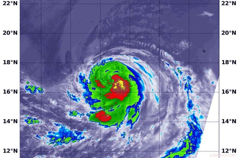 NASA Infrared Data Reveals Hurricane Olivia’s Most Intense Wind Sectors