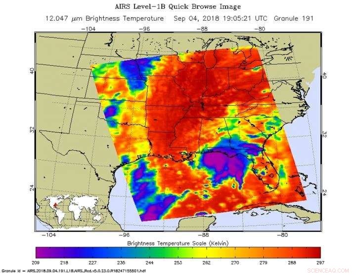 NASA Detects High Rainfall Likelihood in Tropical Storm Gordon
