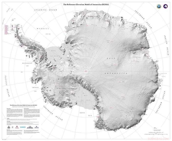 University Researchers Unveil Most Precise High-Resolution Antarctica Terrain Map