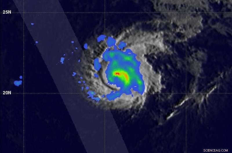 NASA’s GPM Satellite Peers Through Hurricane Florence’s Clouds to Measure Heavy Rainfall
