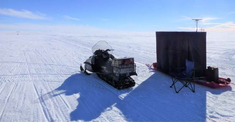 Subglacial Volcano Indicates West Antarctic Ice Thickening Is Temporary