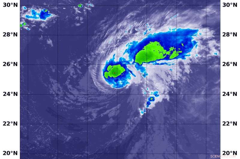 NASA’s Aqua Satellite Reveals Tropical Storm Florence Withstanding Wind Shear