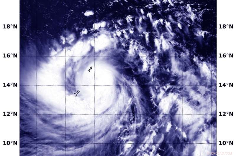 NASA Satellite Images Reveal Typhoon Mangkhut’s Intense Impact on Guam and the Northern Marianas
