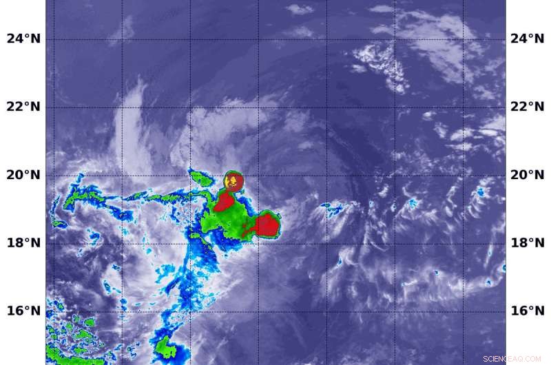 NASA Detects Wind Shear Impacting Tropical Storm Paul