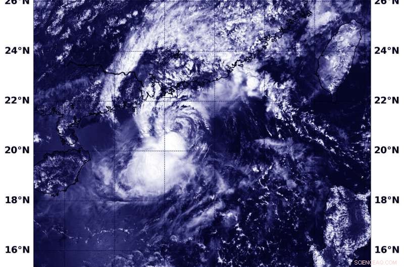 NASA monitors Tropical Storm Barijat threatening Southern China