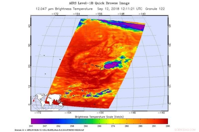 NASA Alerts Hawaii as Tropical Storm Olivia Approaches