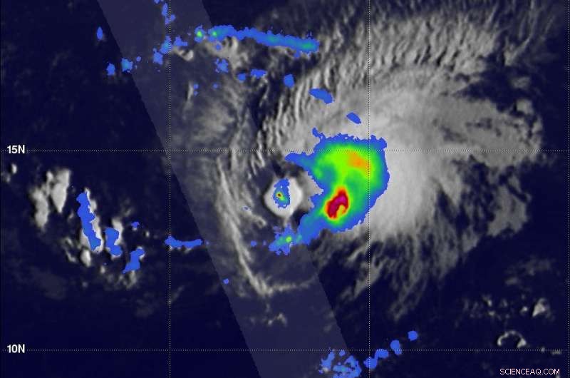 NASA/JAXA Satellite Detects Record-Breaking Rainfall in Tropical Storm Isaac