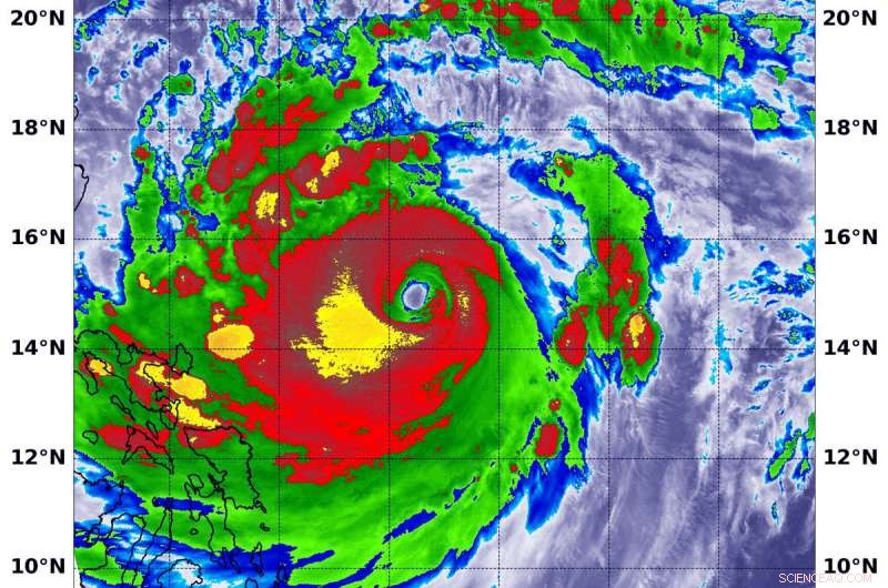NASA Satellite Analyzes Super Typhoon Mangkhut, Reveals Intense Storm Dynamics