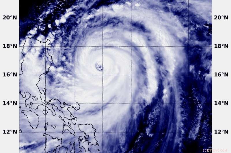 NASA Detects Threatening Super Typhoon Mangkhut Heading Toward the Philippines