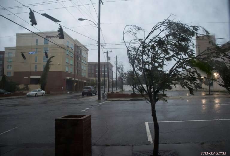 Wilmington Darkens as Hurricane Florence Sweeps Through Port City