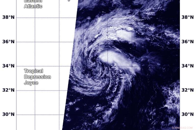 NASA Reports Dissipation of Tropical Depression Joyce