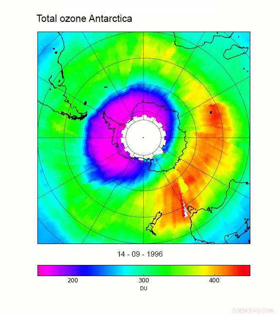 Sentinel-5P Data Boosts Ozone Monitoring in Antarctic Region