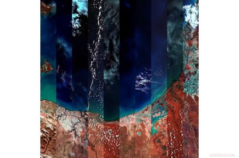 Australia from 700 km High: An Artist s Surreal Satellite Portrait